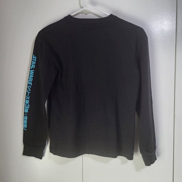 GAP Teen x STAR WARS SZ 10 Moonless Night LS Graphic T Shirt Return of the Jedi - Picture 2 of 9